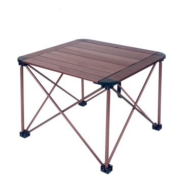 Mesa plegable de campamento portátil de aluminio plegable para picnics