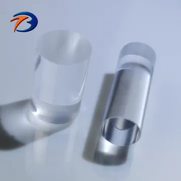 Custom 20mm 40mm BaF2 Glass Cylindrical Rod Lenses with AR Coating