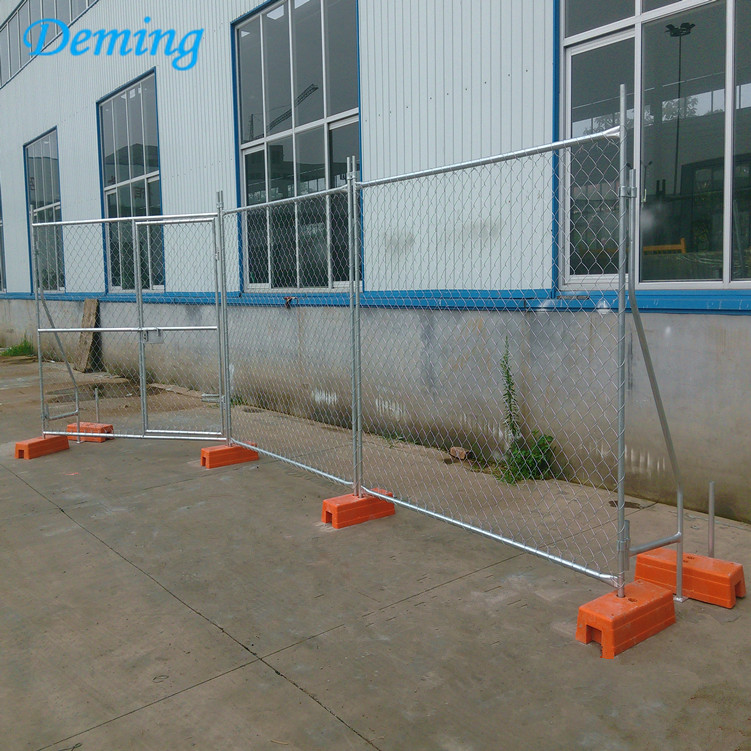 Hot Pvc Portable Dip Galvanised Used Temporary Fence