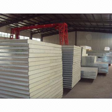 PU/Polyurethane Sandwich Panel, Building Material for Wall and Roof, Composite