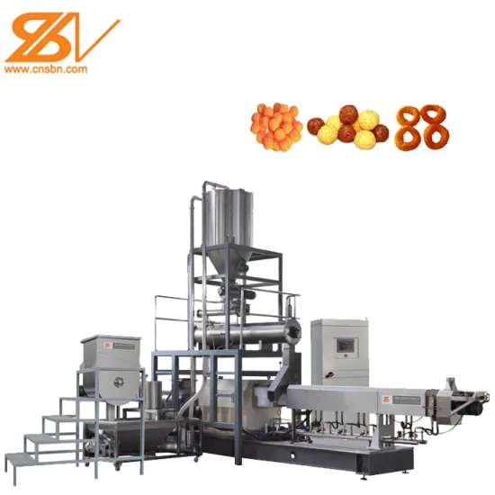 Automatic Industrial Extruded Corn Puff Snack Food Making Machine with CE Certificate