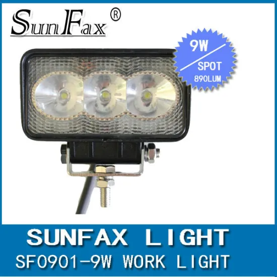 Super bright 9w 12w 24W 27w led work light , flood lamp IP68, for 4wd car, truck, tractor, atv, suv,