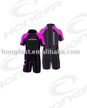 2mm SBR SCR CR short surfing suits for kids