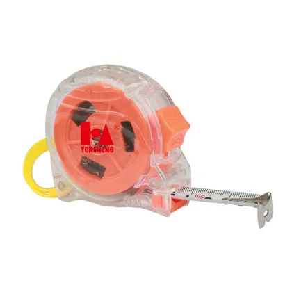 ABS Clear case tape measure transparent measuring tape