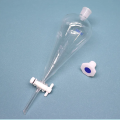 Clear Glass Pear Shape Separatory Funnel 2000ml