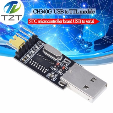 CH340 module USB to TTL CH340G upgrade download a small wire brush plate STC microcontroller board USB to serial