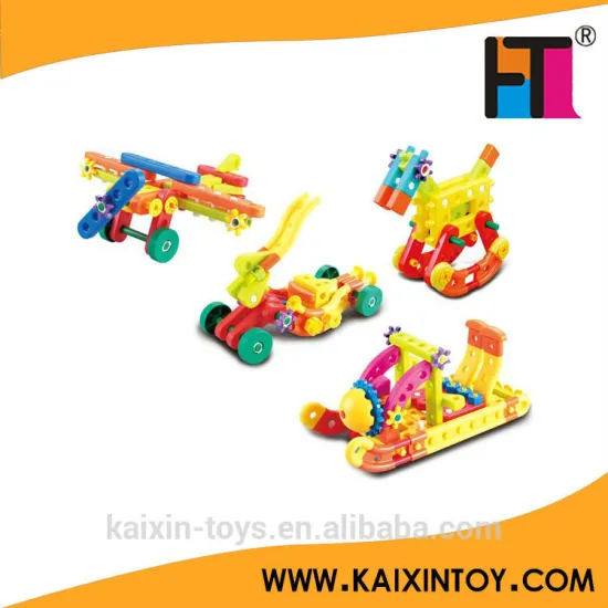 ABS&PP plastic DIY building block game junior engineer educational toy 147PCS