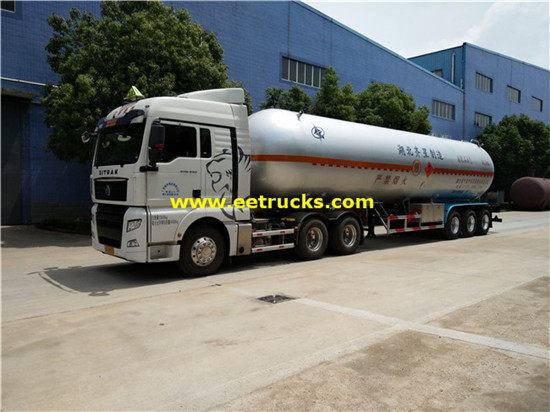 مقطورة ناقلة البروبان 61.9m3 26ton Bulk