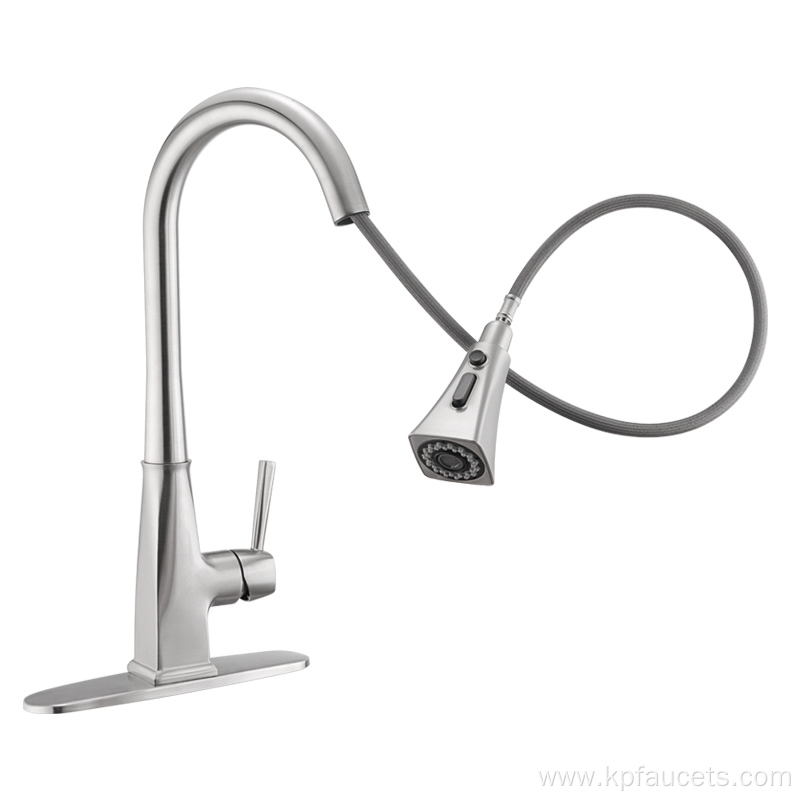 Dual Spray Head 360 Rotatable Kitchen Faucet