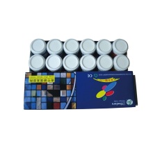 12 Colors Glass Paint Set