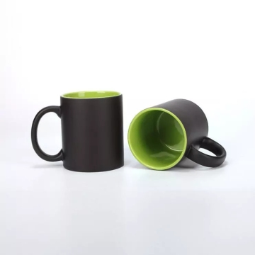 Colorful Sublimation Bone China Mugs with Round Handle