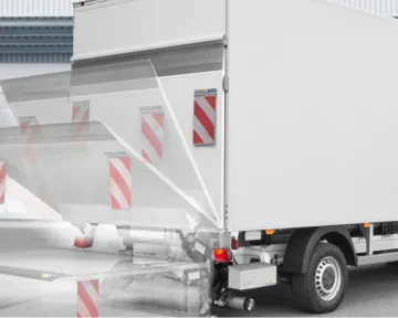 Aluminum profile for truck tail panel