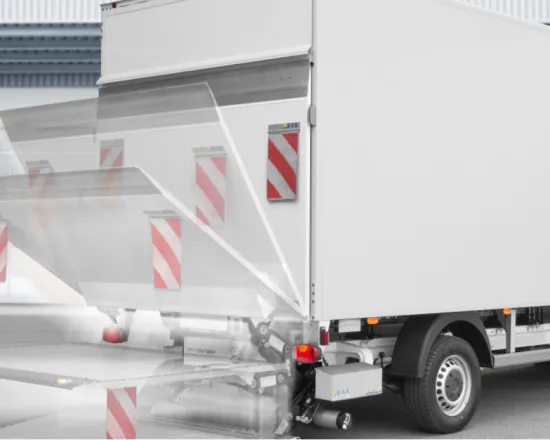 Aluminum profile for truck tail panel