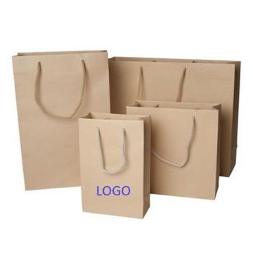 Retail kraft paper food bags custom printed