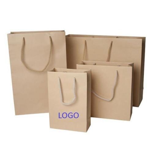 Bolsos de comida de papel kraft al por menor personalizados impresos