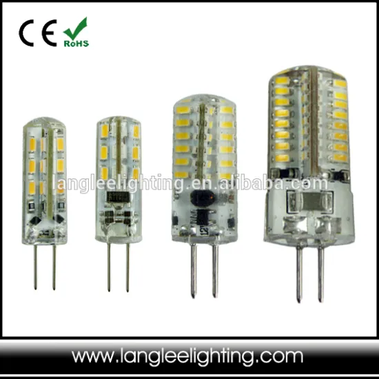 Silicon Cover High Power 110v220v G4 Led 3W 180-200lm Led G4 Bulbs G4