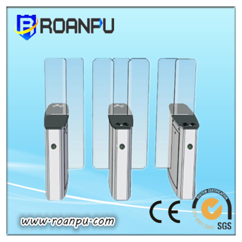 Unidirection/Bi-Direction Security Automatic Entrance Half-Height Turnstile Flap Barrier Gate with CE&SGS&ISO Passed