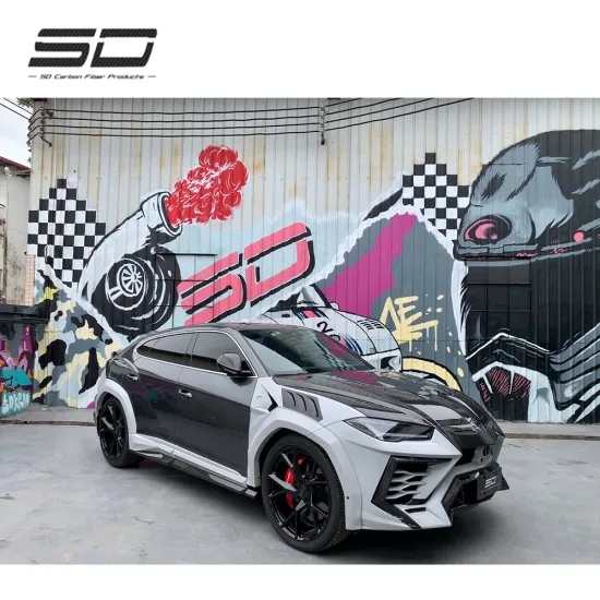 M Style Wide Body Kit with Dry Carbon Fiber Side Skirt for Lamborghini URUS