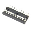 10PCS Round Hole IC Socket Connector Integrated Circuit Socket Microcontroller Base DIP 6 8 14 16 18 20 24 28 40 Pin Sockets