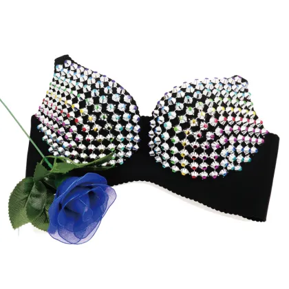 Custom Handmade DIY Rivets Bra for Belly Dance