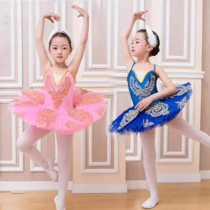 Children's sequins professional ballet TUTU skirt