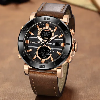 SMAEL Fashion Sport Men Quartz Digital Watch Casual