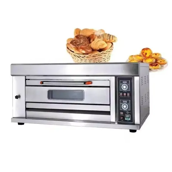 3 Layers Professional Bakery Equipment Commercial Luxurious Electric Gas Deck Oven