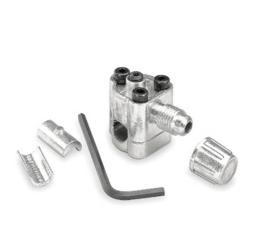 SUPCO Bullet Piercing Tap Valve Needle Valve 1/4, 5/16, 3/8 inci OD Pipes Tube Tube Rehydration Tool BPV-31