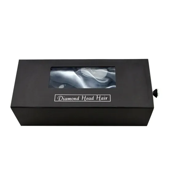 Sliding Rigid Gift Box with Clear Window