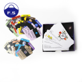 Conjunto de cartões de aprendizado de memória personalizado para crianças
