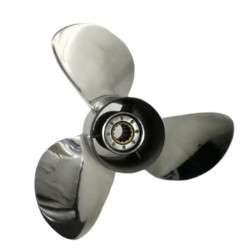 Baling-baling unggulan marinir stainless steel 25-60hp 10 3/8x14 untuk mesin tempel yamaha