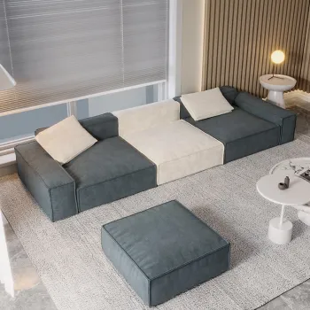 Cozy Artistic Couch Combination for Comfortable Living Room