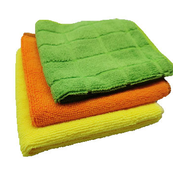 Chinese Manufacturer Personalized Microfiber Lattice Cleaning Cloths for Household Floors