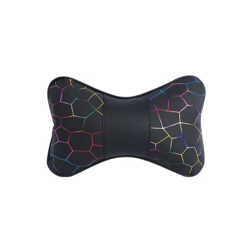 C157 Colorful Plaid Comfortable Car Neck Pillow