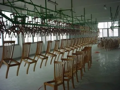 automatic wood paint machine