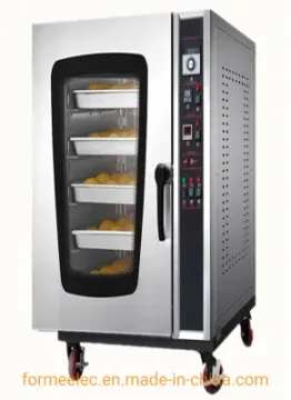 Bakery Machine Bread Baking Oven 8 Trays Hot Air Circulating Oven Gas Oven
