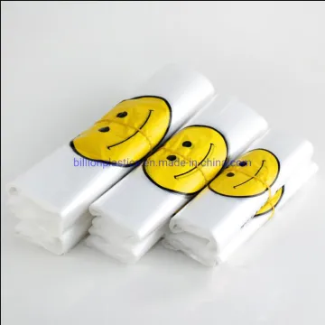 Environmentally Friendly Heavy Duty LDPE HDPE Vest Carrier Plastic Bags