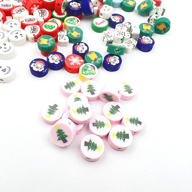 Christmas Clay Beads 4