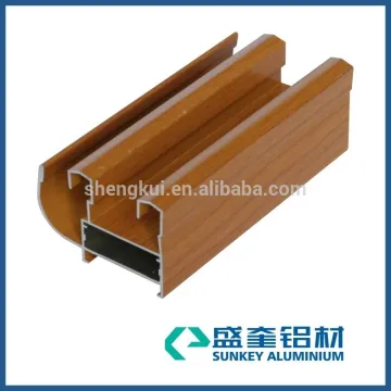 Perfil de Aluminio Window Profil Wooden Aluminium Ethiopia Profile