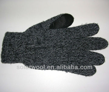 Merino Wool knitted thermal hockey gloves