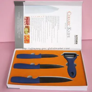 Kitchen Aid 4 Piece Gourmet Chef\'s Ceramic Knife Set