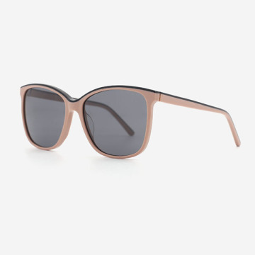 Cat Eye Lamination Acetate Female Sunglasses 23A8098