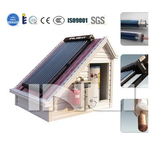 Pump Circulating Heat Pipe Pressure Solar Water Heaters High Quality