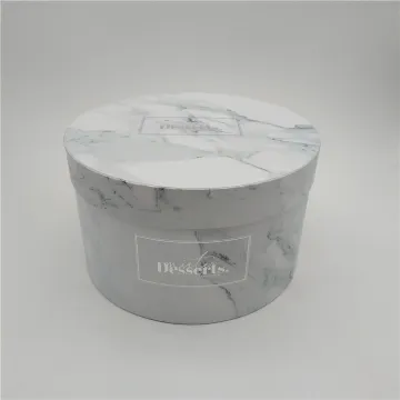 Custom Luxury Round Flower Gift Boxes Hat Boxes