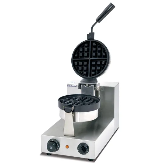 Commercial Rotatable Electric Digital Bubble Egg Baby Ice Cream Stainless Waffle Maker