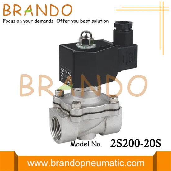 3/4'' 2S200-20 Stainless Steel Solenoid Valve 24V 110V 220V