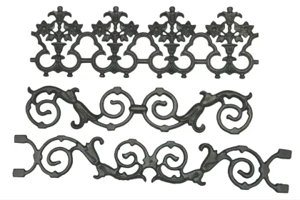 Garden decoration parts wrought iron components