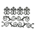 Garden decoration parts wrought iron components