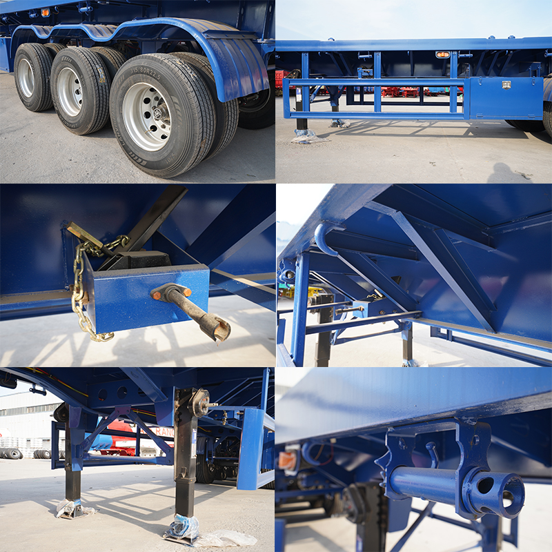 flatbed trailer detail