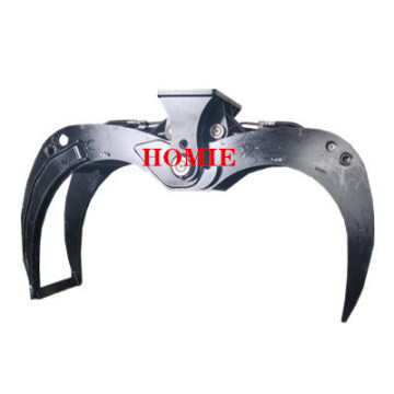 Large Capacity Roud Wood, Short Wood Pulp Wood Handling Grapple 15-20t Excavator Use